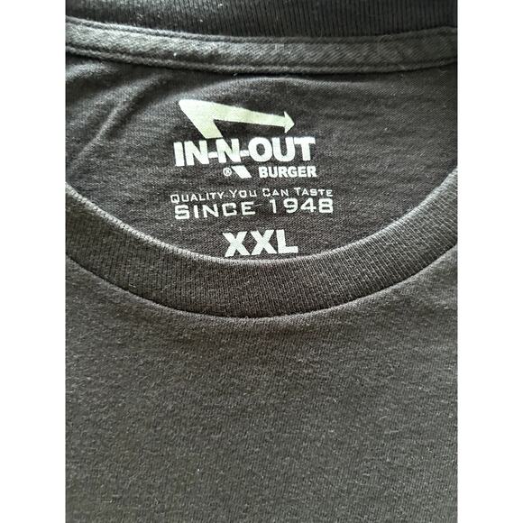 Mens In-N-Out 70th Anniversary Tee Size XXL Black Pre Owned - Picture 4 of 6